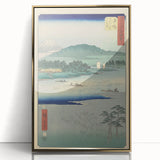 Vintage Japan Travel Poster – Retro Mount Fuji Landscape Art