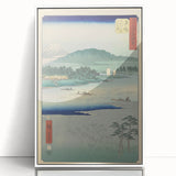 Vintage Japan Travel Poster – Retro Mount Fuji Landscape Art