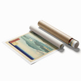 Vintage Japan Travel Poster – Retro Mount Fuji Landscape Art