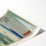 Vintage Japan Travel Poster – Retro Mount Fuji Landscape Art