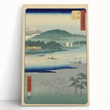 Vintage Japan Travel Poster – Retro Mount Fuji Landscape Art