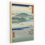 Vintage Japan Travel Poster – Retro Mount Fuji Landscape Art