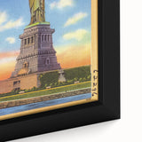 Vintage Travel Poster - Statue of Liberty, NYC