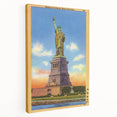 Vintage Travel Poster - Statue of Liberty, NYC