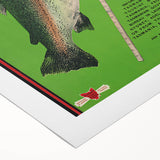 Vintage Tasmania Fishing Poster – Retro Angler’s Paradise Art