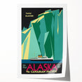 Vintage Alaska Travel Poster – Retro Taku Glacier Cruise Art