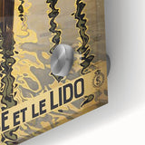 Vintage Venice Travel Poster – Retro Venise et Le Lido Art