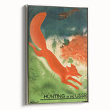 Vintage USSR Hunting Poster – Retro Wildlife Adventure Art