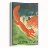 Vintage USSR Hunting Poster – Retro Wildlife Adventure Art