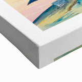 Vintage Airship Travel Poster – Retro Aerial Adventure Art