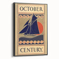 Vintage Sailing Travel Poster – Retro Nautical October Art