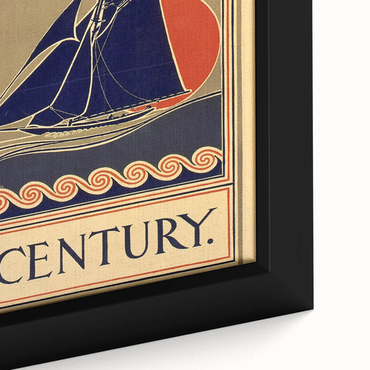 Vintage Sailing Travel Poster – Retro Nautical October Art