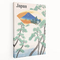 Vintage Japan Travel Poster – Retro Mount Fuji Railway Art