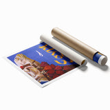 Vintage Egypt Travel Poster – Retro TWA Pyramids and Camel Art