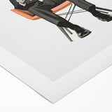 Quirky Unicorn Wall Art – Retro Fun Typography Poster