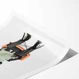 Quirky Unicorn Wall Art – Retro Fun Typography Poster