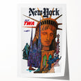 Vintage New York Travel Poster – Retro TWA Statue of Liberty Art