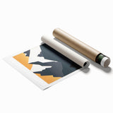 Vintage Montana Travel Poster – Retro See America Wall Art Print