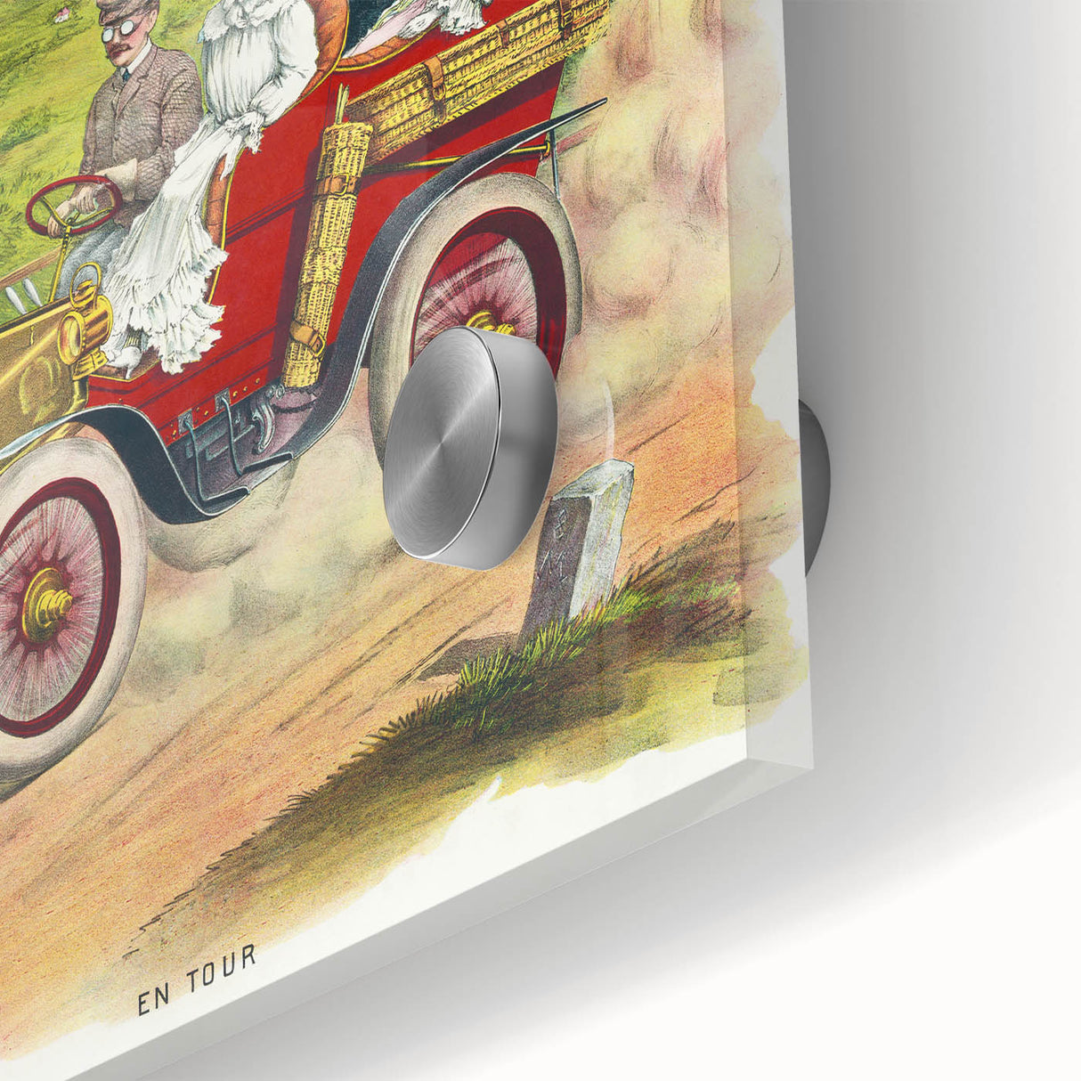 Old-World Road Trip Poster – Vintage Classic Travel Art