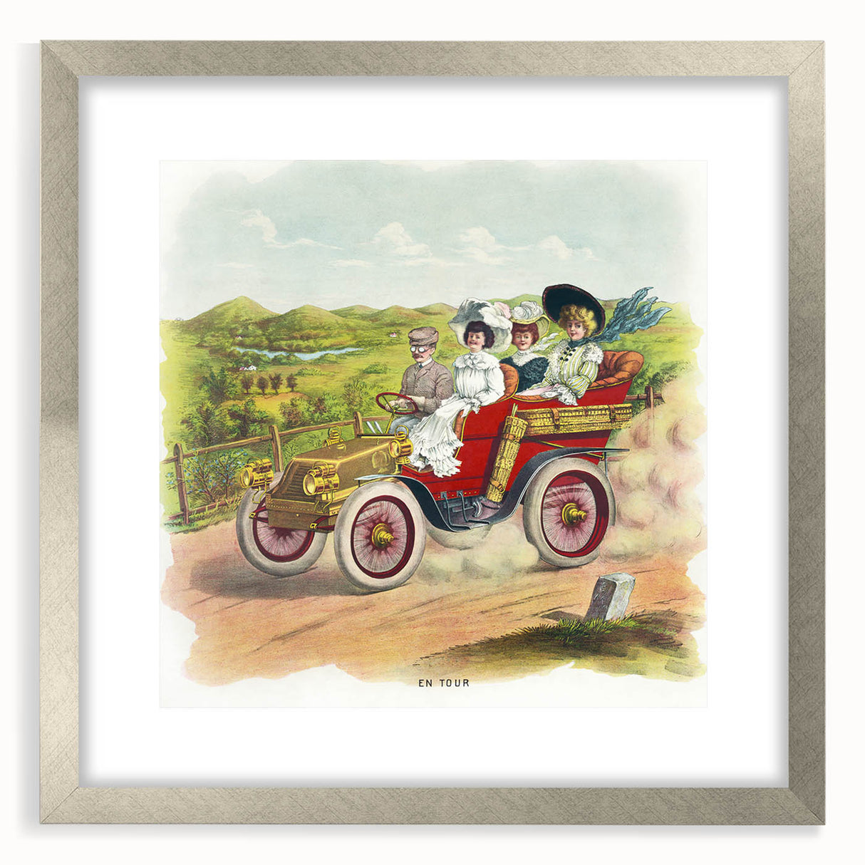 Old-World Road Trip Poster – Vintage Classic Travel Art