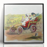 Old-World Road Trip Poster – Vintage Classic Travel Art