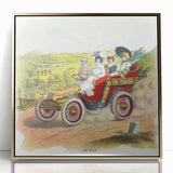 Old-World Road Trip Poster – Vintage Classic Travel Art