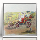 Old-World Road Trip Poster – Vintage Classic Travel Art
