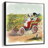 Old-World Road Trip Poster – Vintage Classic Travel Art