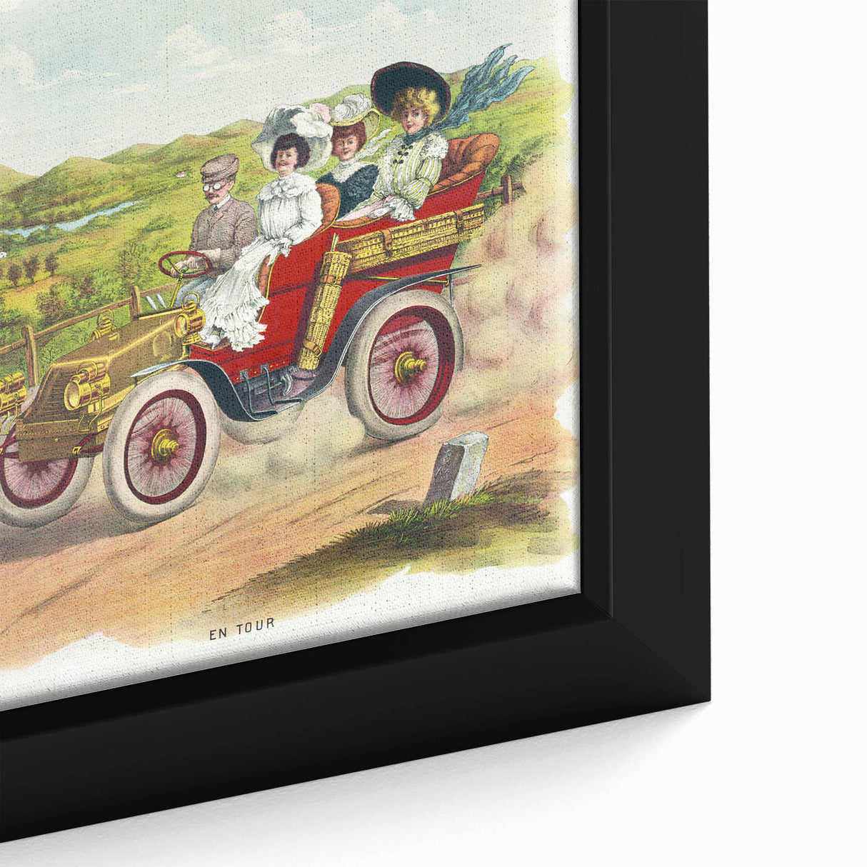 Old-World Road Trip Poster – Vintage Classic Travel Art