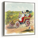 Old-World Road Trip Poster – Vintage Classic Travel Art