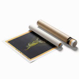 Vintage Travel Poster - Statue of Liberty at Night, NYC