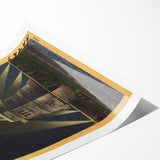 Vintage Travel Poster - Statue of Liberty at Night, NYC