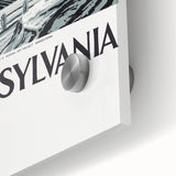 Vintage Pennsylvania Travel Poster – Retro Landscape Art