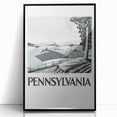 Vintage Pennsylvania Travel Poster – Retro Landscape Art