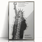 Vintage Liberty Spiral Art Poster – Retro Performance Art Wall Art