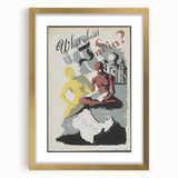 Vintage India Travel Poster – Retro What About India Wall Art