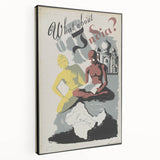 Vintage India Travel Poster – Retro What About India Wall Art