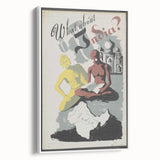 Vintage India Travel Poster – Retro What About India Wall Art