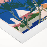 Vintage Bermuda Travel Poster – Retro Oleander Time Wall Art