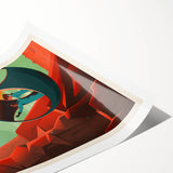 Vintage Cable Car Adventure Poster – Retro Scenic Travel Art