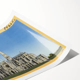 St. John Cathedral Poster – Vintage New York City Travel Art