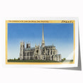 St. John Cathedral Poster – Vintage New York City Travel Art