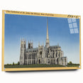 St. John Cathedral Poster – Vintage New York City Travel Art
