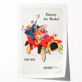 Vintage Book Week Poster – Hurray for Books Retro Art