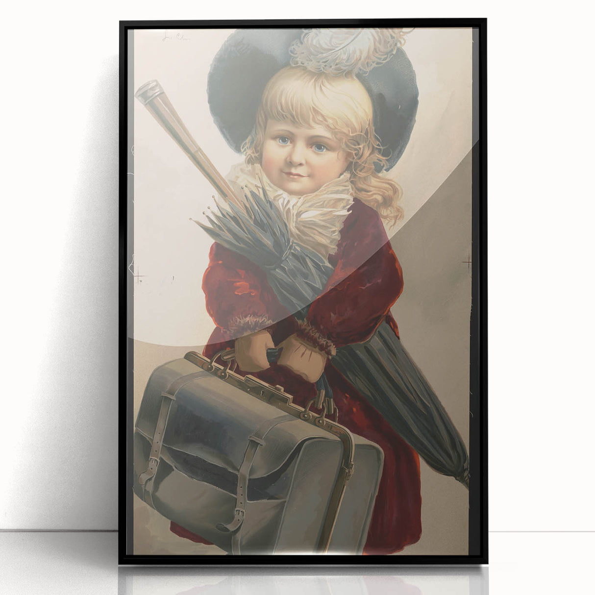 Vintage Travel Posters - Classic Antique Travel Art Little Traveler
