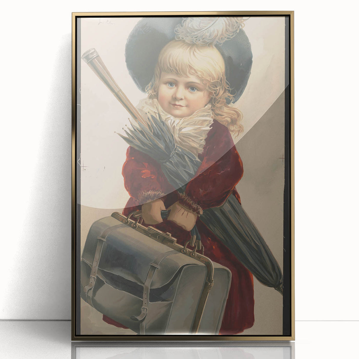 Vintage Travel Posters - Classic Antique Travel Art Little Traveler