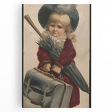 Vintage Travel Posters - Classic Antique Travel Art Little Traveler