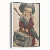 Vintage Travel Posters - Classic Antique Travel Art Little Traveler