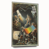 Vintage Travel Poster – Retro Fantasy Adventure Art Print