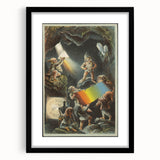 Vintage Travel Poster – Retro Fantasy Adventure Art Print